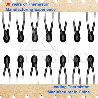 อานาล็อกประเภท ความแม่นยํา NTC Thermistor ด้วยความต้านทานช่วง 0.5KΩ-2000KΩ และความร้อนเวลาคงที่ ≤10S